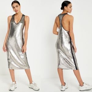 Urban Outfitters Tessa Sequin Tank Midi Dress